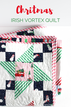 Load image into Gallery viewer, Love modern stars and Irish chain quilts? Combine them in the Irish Vortex pattern! Fat quarter–friendly and so fun to make.