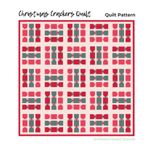 Load image into Gallery viewer, Sew up a stack of these cheerful cracker blocks for a quilt or table runner that pops with holiday charm! Great for confident beginners. #ChristmasQuiltPattern #HolidaySewingFun#ChristmasSewingProject #QuiltingJoy