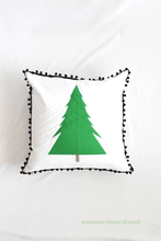 Load image into Gallery viewer, Bring nature indoors with this quilted Christmas tree pillow pattern! A cozy DIY project using foundation paper piecing (FPP). Great for gifts!