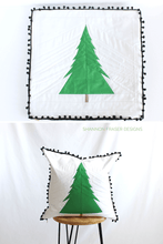 Load image into Gallery viewer, Sew a Scandinavian-style Christmas pillow with this modern FPP pattern! The Fraser Fir quilted pillow is perfect for scrap busting.