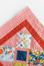 Load image into Gallery viewer, Sew a cozy home accent or quick handmade gift with the Harvest Falls quilted pillow and mini quilt pattern! Digital PDF download.