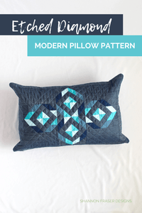 Etched Diamond Pillow Pattern (PDF)
