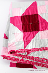 Irish Vortex Quilt | Modern star quilt pattern designed by Shannon Fraser Designs