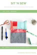 Load image into Gallery viewer, 🪡 Bring your sewing mojo back with this beginner pincushion pattern! Scrap-friendly and loaded with extras to guide you. #SewingInspiration #QuiltingPattern