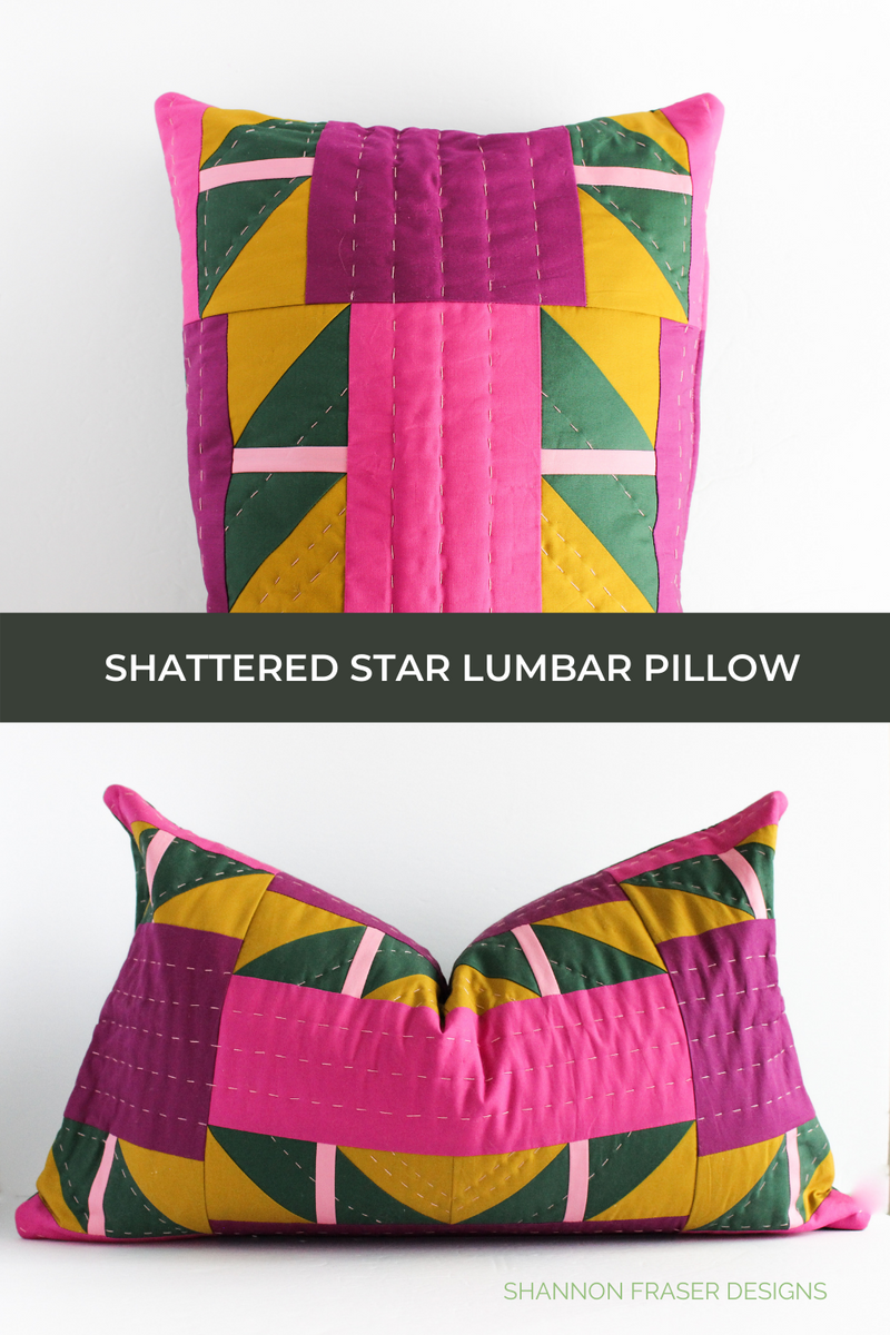 Shattered Star Pillow Pattern (PDF) – Shannon Fraser Designs