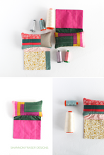 Load image into Gallery viewer, ✨ Get organized with this fun and fast pincushion pattern! Includes coloring pages and swatch boxes to plan your design. #SewingStudioOrganization #PDFSewingPattern