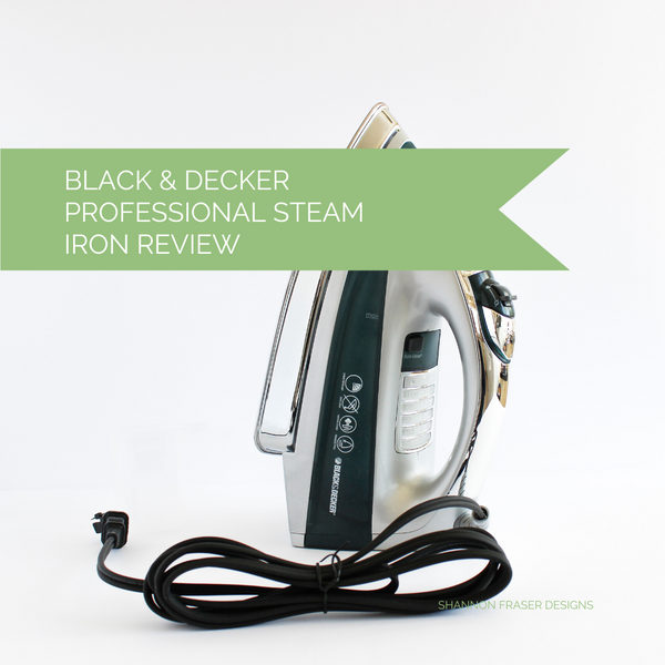 Black & Decker Professional Steam Iron Review