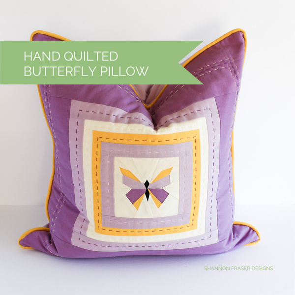 Quilted Butterfly Pillow - Q2 FAL