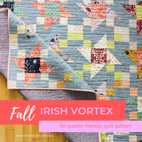 Fall Irish Vortex | Time to bust open those fat quarter bundles!