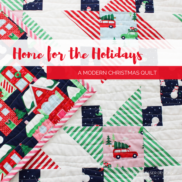 Home for the Holidays Irish Vortex Quilt | A modern Christmas quilt