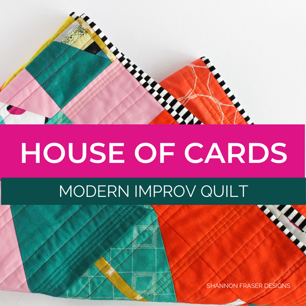 House of Cards | A Modern Improv Quilt