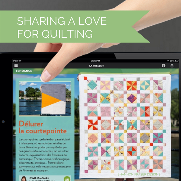 Sharing a Love for Quilting