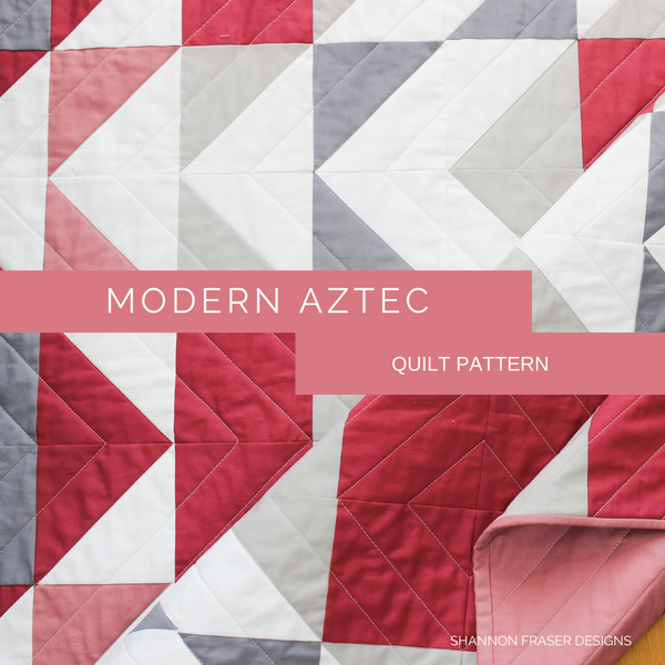 Modern Aztec Quilt Pattern | Choose your quilt adventure