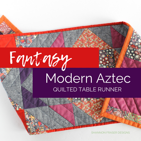 Fantasy Modern Aztec Table Runner