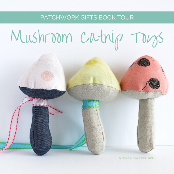 Mushroom Pinnies with a Twist | Patchwork Gifts Book Tour