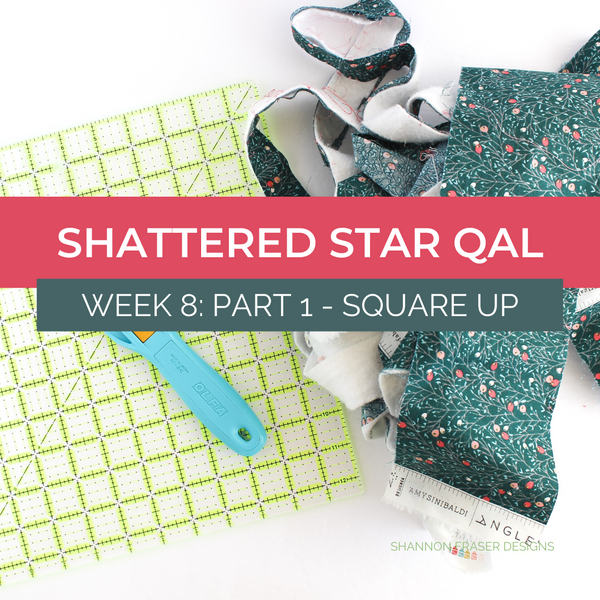 Shattered Star Quilt Along: Week 8 – Part 1: How to square up your quilt