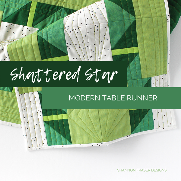 Shattered Star Table Runner Pattern
