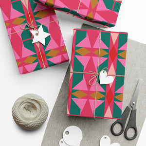 Refracted Star Wrapping Paper – Modern, Elegant & Versatile