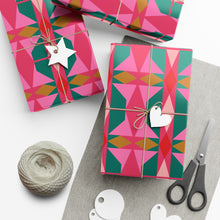 Load image into Gallery viewer, Refracted Star Wrapping Paper – Modern, Elegant &amp; Versatile