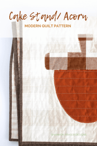 Love vintage vibes with a twist? This Cake Stand Quilt Pattern features needle turn or raw edge appliqué and 8 versatile sizes—perfect for any project!