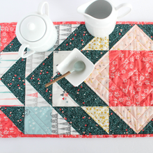 Load image into Gallery viewer, Modern Aztec Quilted Table Runner