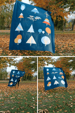 Load image into Gallery viewer, Little Forest Quilt top in fall wild
