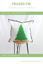 Load image into Gallery viewer, Fraser Fir Pillow Pattern (PDF)