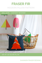 Load image into Gallery viewer, Fraser Fir Pillow Pattern (PDF)