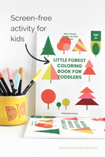 Load image into Gallery viewer, Little Forest Coloring Book for Toddlers