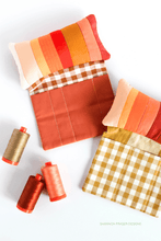 Load image into Gallery viewer, These quilted pincushions are beginner friendly and a wonderful way to practice piecing, quilting, and hand sewing while creating something practical and beautiful.
 #BeginnerQuilting #EasySewing #QuiltedPincushion #SewingTutorial #FabricLove #ModernQuilt #ScrappyProjects #DIYGift