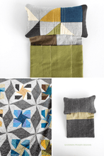 Load image into Gallery viewer, Need inspiration for your overflowing scrap bin? These quilted pincushions are a quick and satisfying sewing project that celebrates colour, texture, and creativity.
#ScrapBusting #QuiltStudio #FabricPlay #ModernQuilting #DIYSewing #QuiltingIdeas #PincushionPattern #CreativeProjects