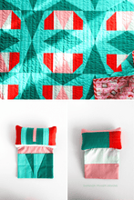 Load image into Gallery viewer, Looking for ideas for leftover quilt fabric? These quilted pincushions are the perfect scrap-friendly project for exploring new fabric combinations and creative quilting motifs.
 #QuiltLeftovers #ScrapQuilt #QuiltingInspiration #DIYQuilting #SewingProjects #FabricPlay #QuiltedProjects #SewingCommunity