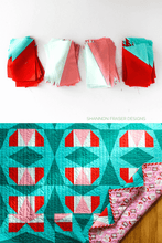 Load image into Gallery viewer, Explore bold angles and clean lines with this modern quilt pattern designed for creative play.