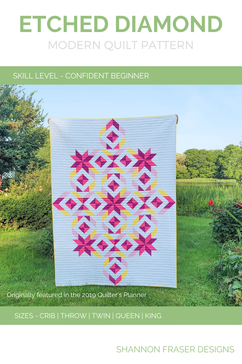 Etched Diamond Quilt Pattern (PDF) – Shannon Fraser Designs