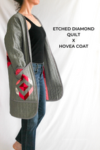 Load image into Gallery viewer, Etched Diamond Quilt X Hovea Coat Pattern Extension (PDF)