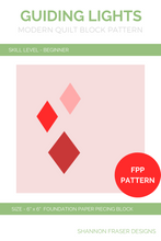 Guiding Lights Block Pattern (PDF) – Shannon Fraser Designs
