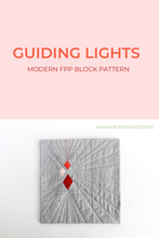 Load image into Gallery viewer, Guiding Lights Block Pattern (PDF)