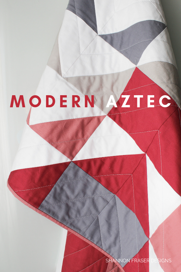 Modern Aztec Quilt Pattern (PDF) – Shannon Fraser Designs