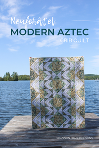 Neufchâtel Modern Aztec Crib Quilt