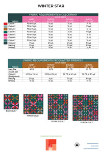 Winter Star Quilt Pattern (PDF)
